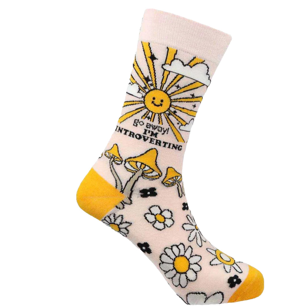 Sexy Socks - Introverting Printed Bamboo Crew Socks Unisex