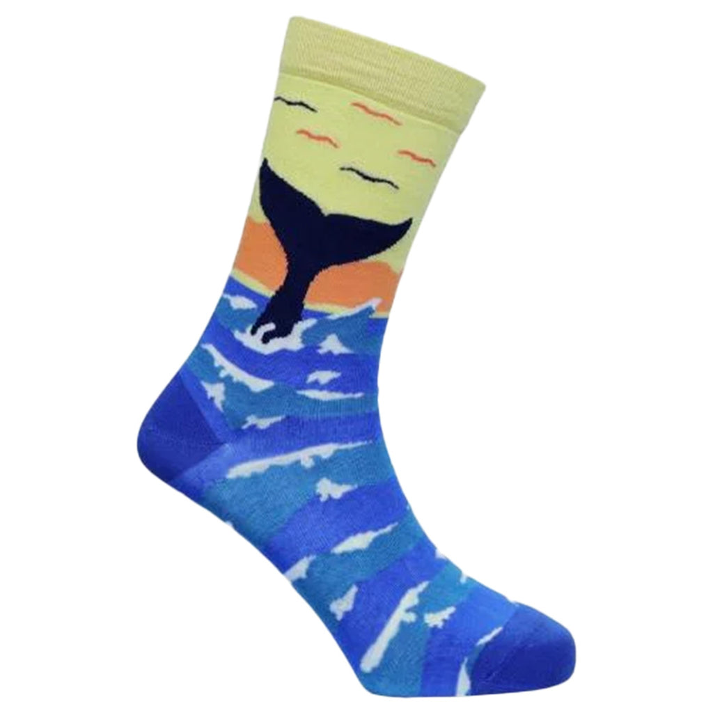 Sexy Socks - Makin' Waves Bamboo Active Crew Socks Unisex