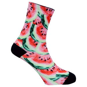 Sexy Socks - Melons Printed Crew Socks Unisex