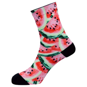 Sexy Socks - Melons Printed Crew Socks Unisex
