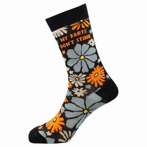 Sexy Socks - My Farts Printed Bamboo Crew Socks Unisex