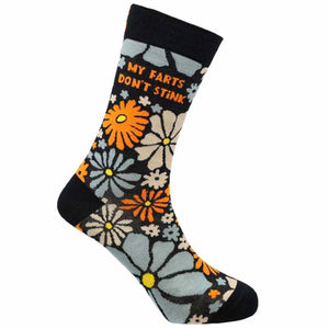 Sexy Socks - My Farts Printed Bamboo Crew Socks Unisex