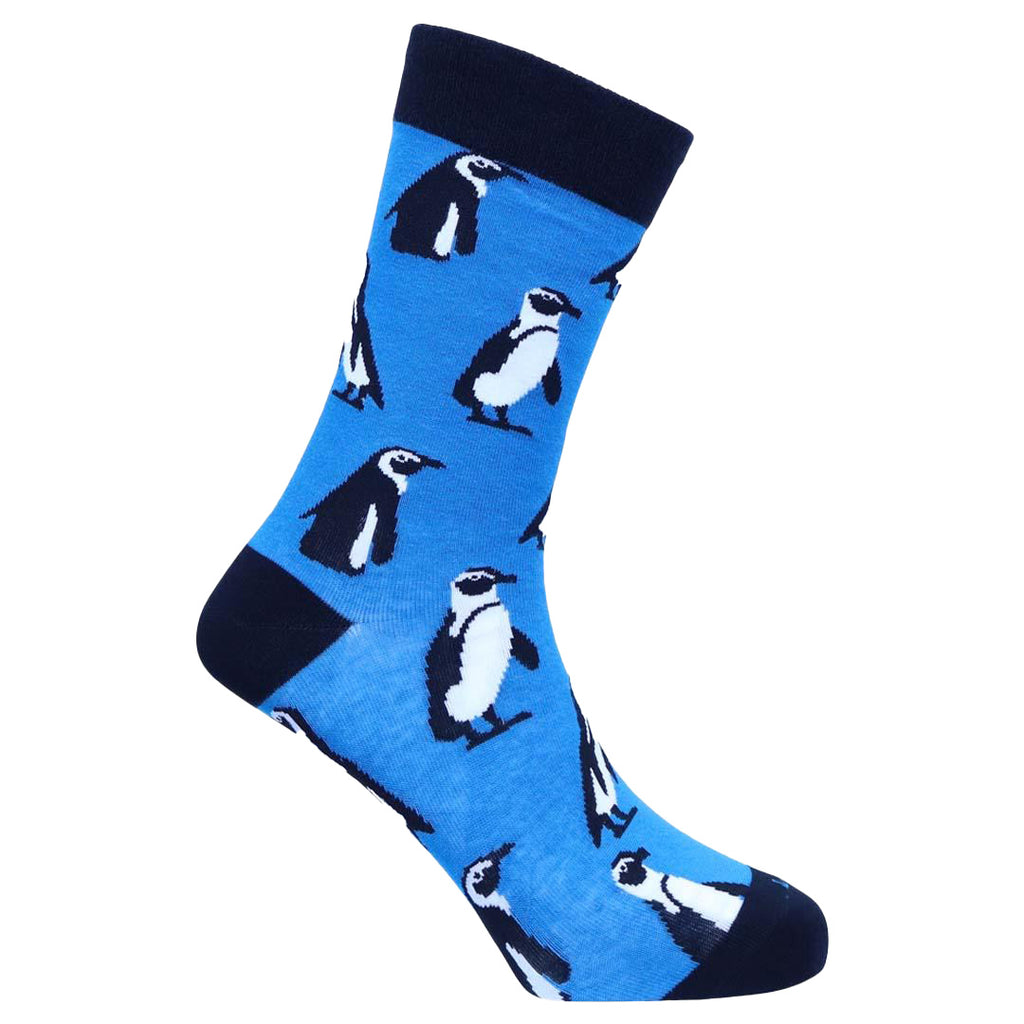 Sexy Socks - Penguins Cotton Printed Crew Socks Unisex
