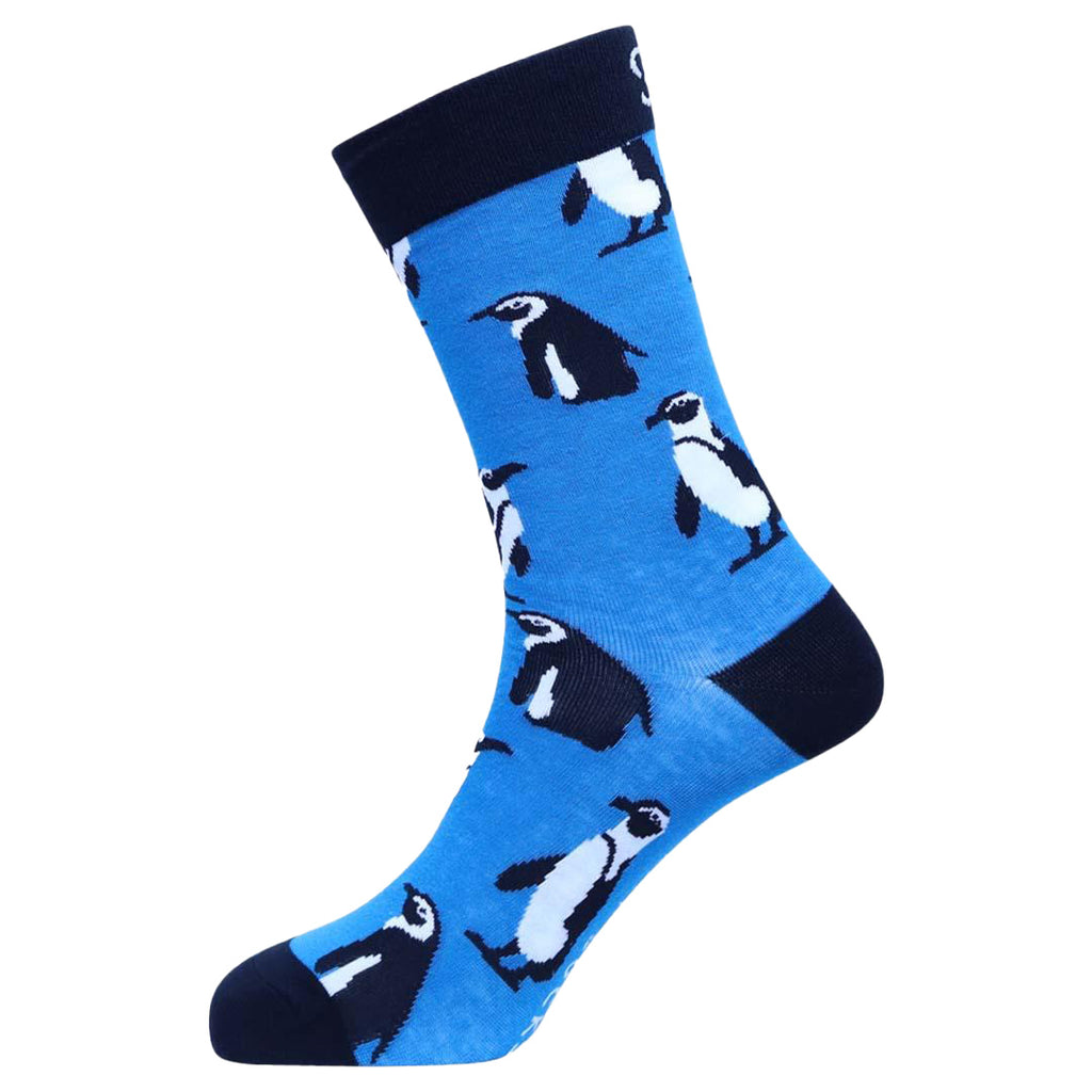 Sexy Socks - Penguins Cotton Printed Crew Socks Unisex