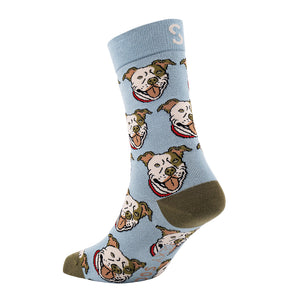 Sexy Socks - Pitbull Printed Cotton Crew Socks Unisex