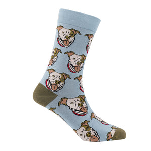 Sexy Socks - Pitbull Printed Cotton Crew Socks Unisex