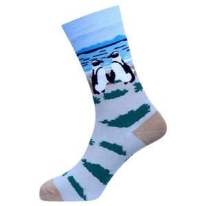 Sexy Socks - Skipper & Rico Bamboo Active Crew Socks Unisex