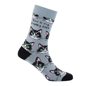 Sexy Socks - Sourpuss Printed Cotton Crew Socks Unisex