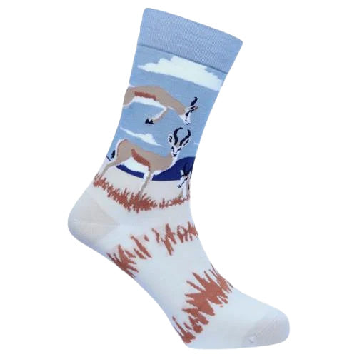 Sexy Socks - Springbokkie Printed Crew Socks Unisex