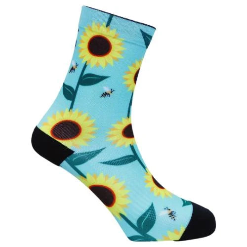 Sexy Socks - Sunflowers Printed Crew Socks Unisex