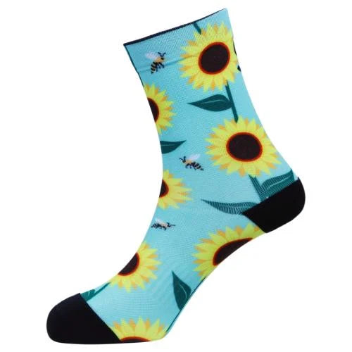 Sexy Socks - Sunflowers Printed Crew Socks Unisex