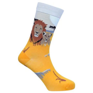 Sexy Socks - The King Printed Bamboo Crew Socks Unisex