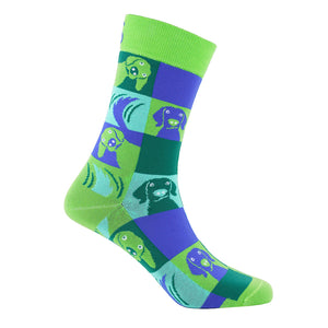 Sexy Socks - Wags Printed Cotton Crew Socks Unisex
