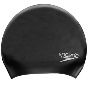 Speedo - Long Hair Swim Cap Unisex Black