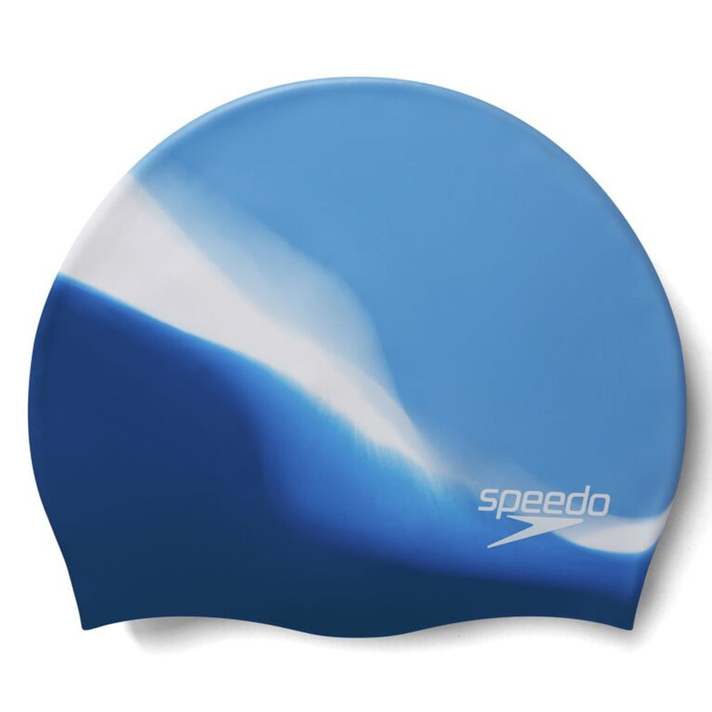 Speedo - Multi Colour Silicone Swim Cap Blue / Blue