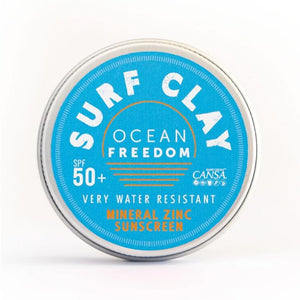 Ocean Freedom - Surf Clay SPF50+ Mineral Zinc Sunscreen Tin 50g Blue