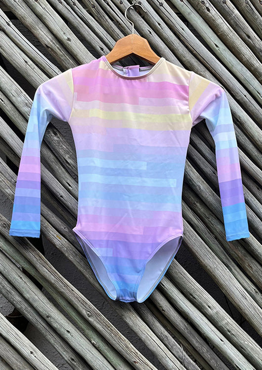 Surf Sense - Ombre Long Sleeve Youth Swimsuit