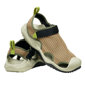 Crocs - Swiftwater Prm1 Mesh Deck Sandal Mens Sepia