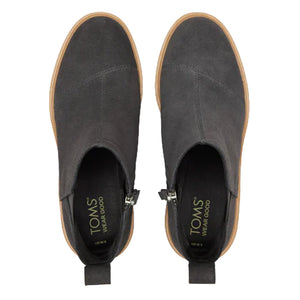 Toms - Maude Nubuck Wedge Boot Womens Iron