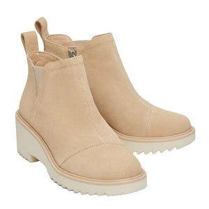 Toms - Maude Nubuck Wedge Boot Womens Oatmeal