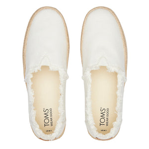 Toms - Valencia Platform Espadrille Womens White