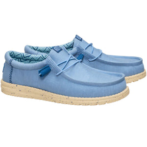 Hey Dude - Wally Stretch Canvas Faded Denim