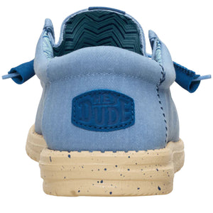 Hey Dude - Wally Stretch Canvas Faded Denim