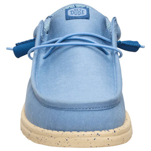 Hey Dude - Wally Stretch Canvas Faded Denim