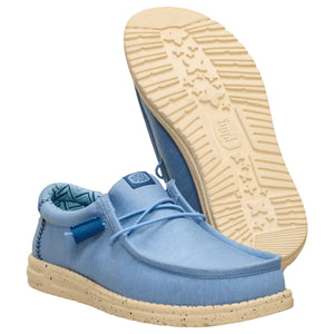 Hey Dude - Wally Stretch Canvas Faded Denim