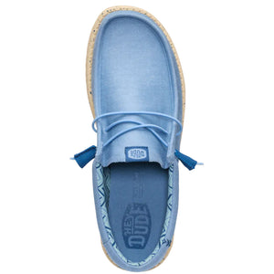 Hey Dude - Wally Stretch Canvas Faded Denim