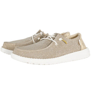 Hey Dude - Wendy Metallic Sparkle Gold Women Shoe