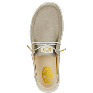 Hey Dude - Wendy Metallic Sparkle Gold Women Shoe