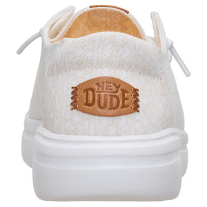 Hey Dude - Wendy Rise Chambray Grid Snow White