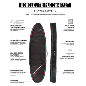 Ocean & Earth - Double Compact Shortboard Cover