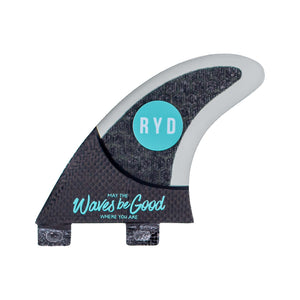 RYD Brand - Bender Quad Carbonflex Black Surfboard Fins