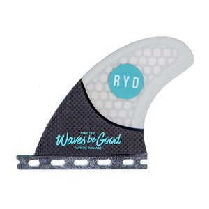 RYD Brand - Drone Ranger Quad Carbonflex White Surfboard Fins