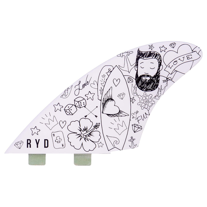 RYD Brand - Hank Dude Twin Surfboard Fins