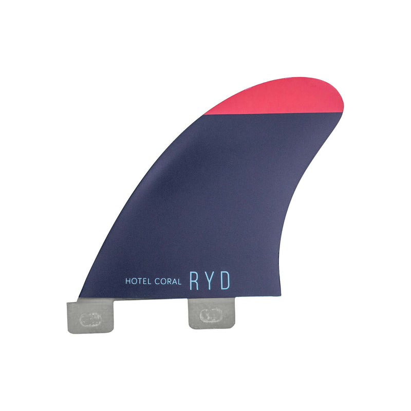 RYD Brand - Hotel Coral Quad Honeycomb Art Surfboard Fin