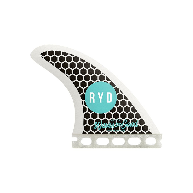 RYD Brand - Lato (Small) Thruster Honeycomb Black Surfboard Fins