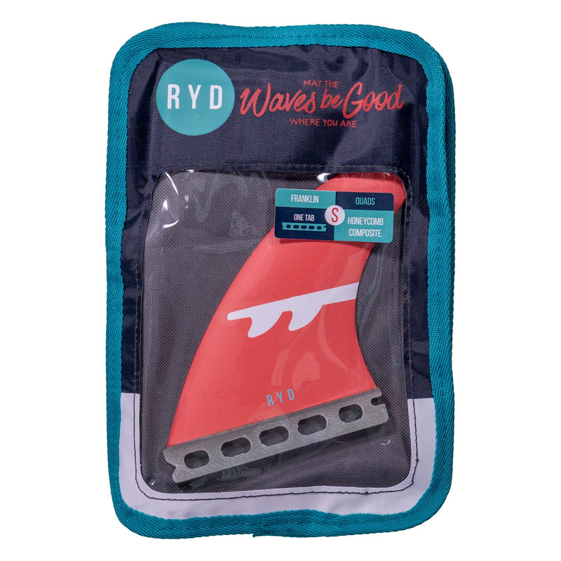 RYD Brand - Franklin Quad Honeycomb Art Surfboard Fins