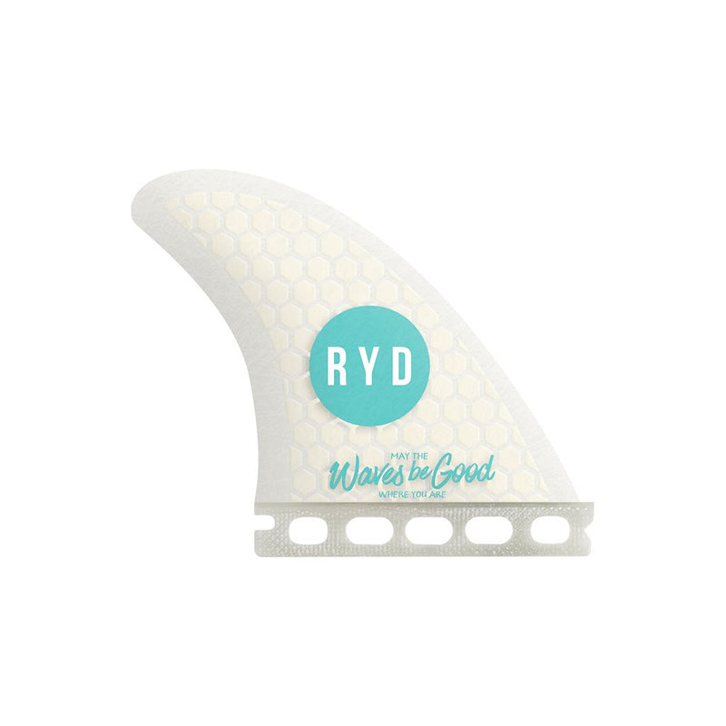 RYD Brand - Road Movie (Medium) Thruster Honeycomb White Surfboard Fins