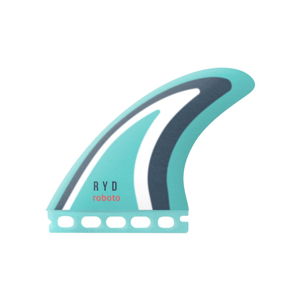 RYD Brand - Roboto (Medium) Thruster Glass Surfboard Fins