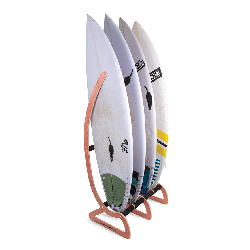 Surf Pad Display Rack Ocean & Earth Freestanding Timber Surfboard Display Rack - Krystal ...