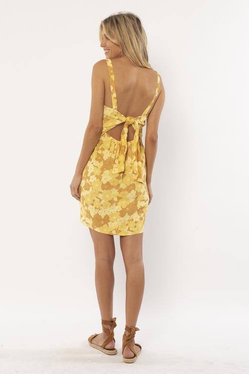 Amuse society yellow outlet dress