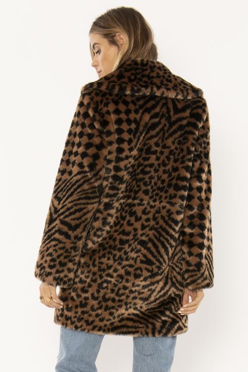 Amuse Society - Vera Faux Fur Coat