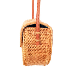 Bali Addiction - Crescent Rattan Handbag