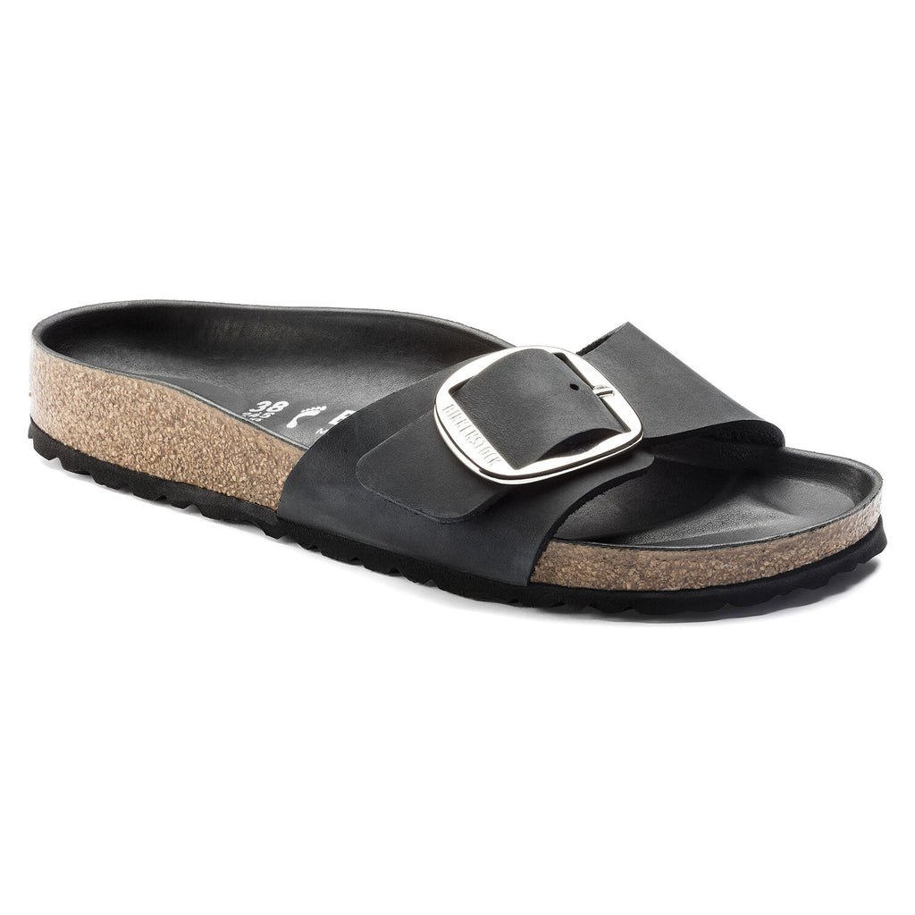 Birkenstock - Madrid Big Buckle Oiled Leather Sandal