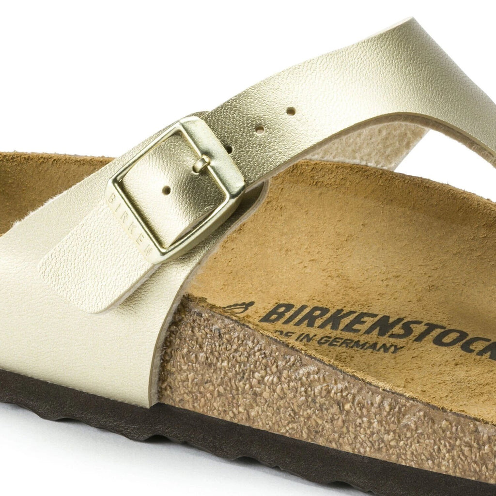 Birkenstock - Gizeh Birkoflor Metallic Thong Gold