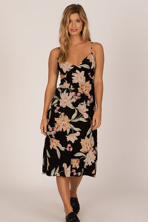 Amuse Society Bravado Woven Midi Dress Krystal Waters