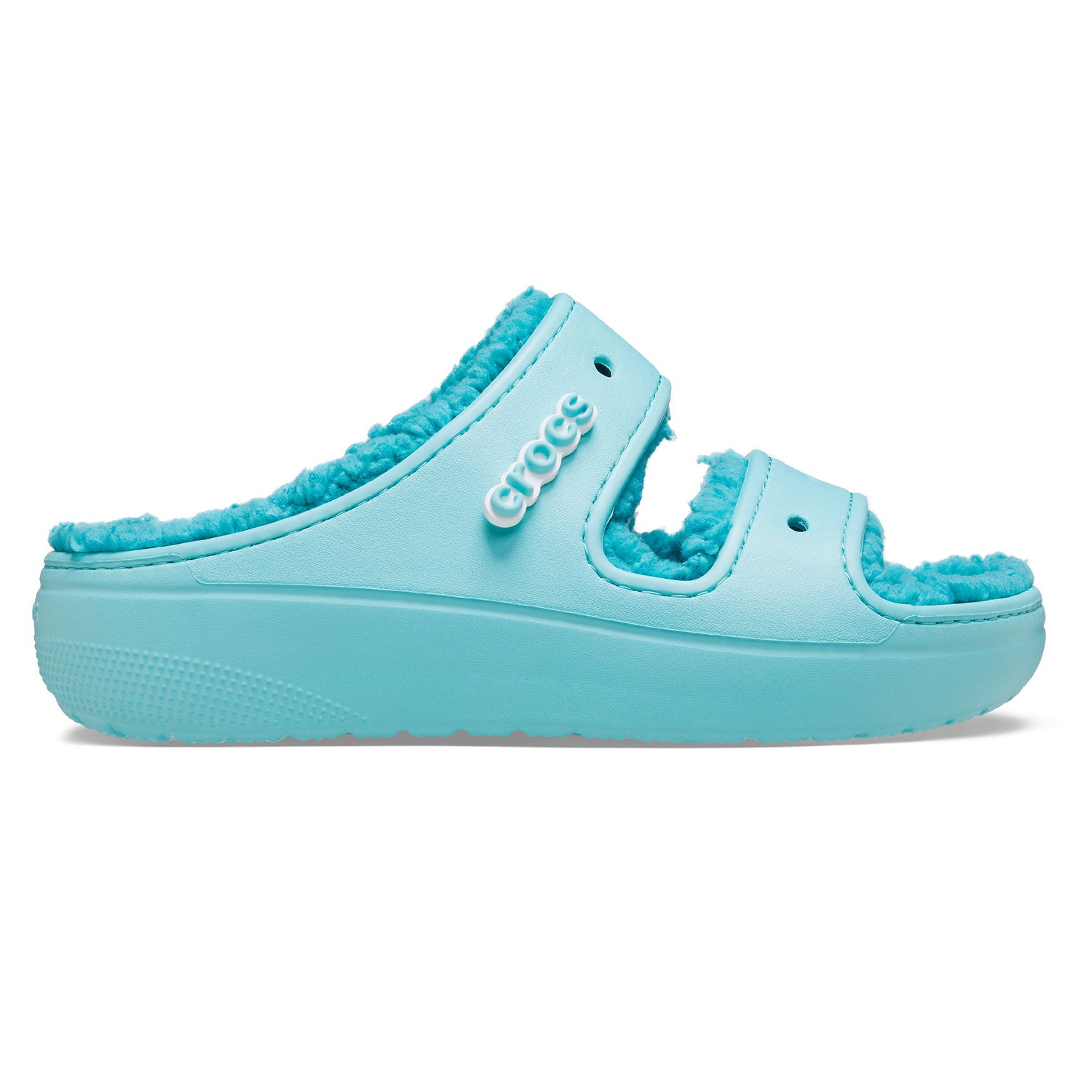 Crocs Classic Cozzzy Sandal In Pure Water | ModeSens